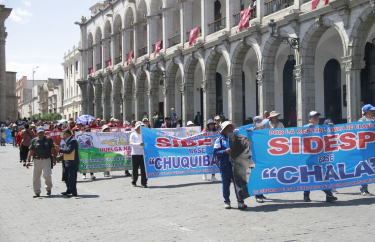 Docentes anuncian protesta por baja asignación para deuda social