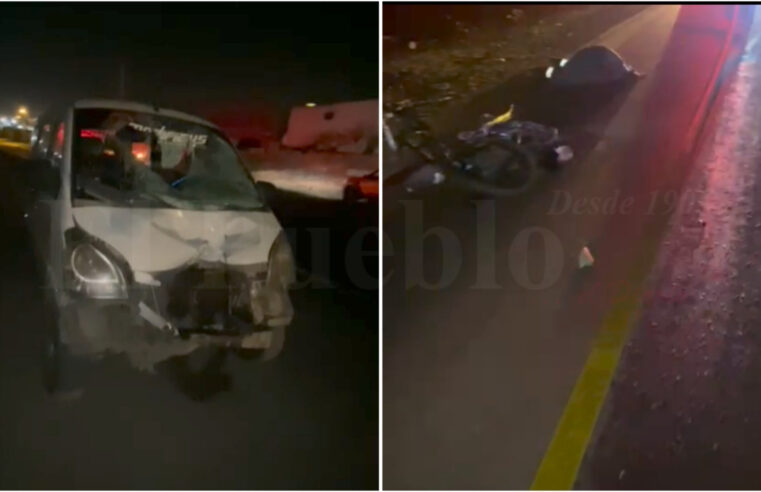 Ciclista fallece tras fatal choque con «loncherita» en Cerro Colorado