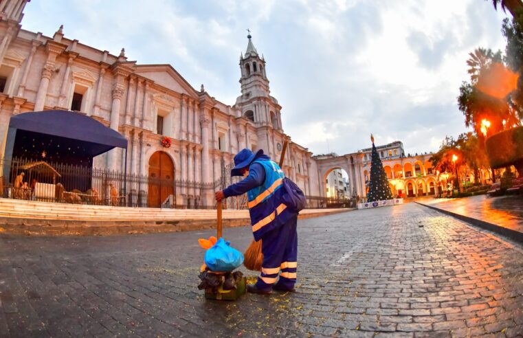 Fiestas de Fin de Año dejan más de 240 toneladas de basura en Arequipa