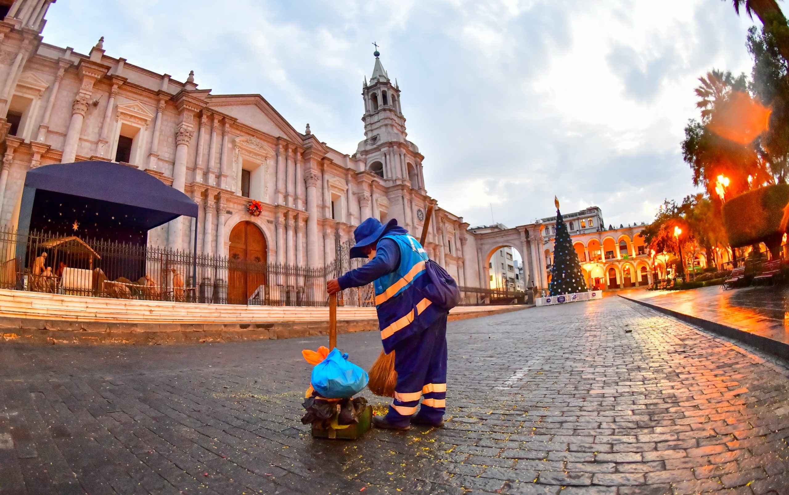 Fiestas de Fin de Año dejan más de 240 toneladas de basura en Arequipa