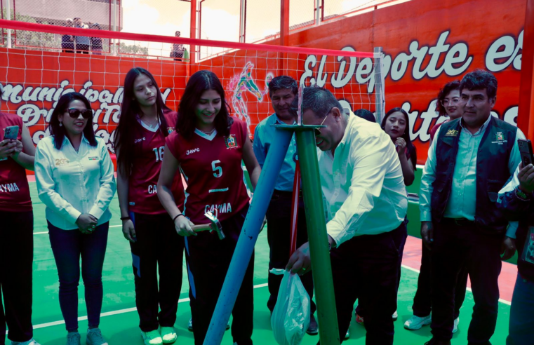 En Cayma jóvenes y niños tendrán más espacios para practicar deporte