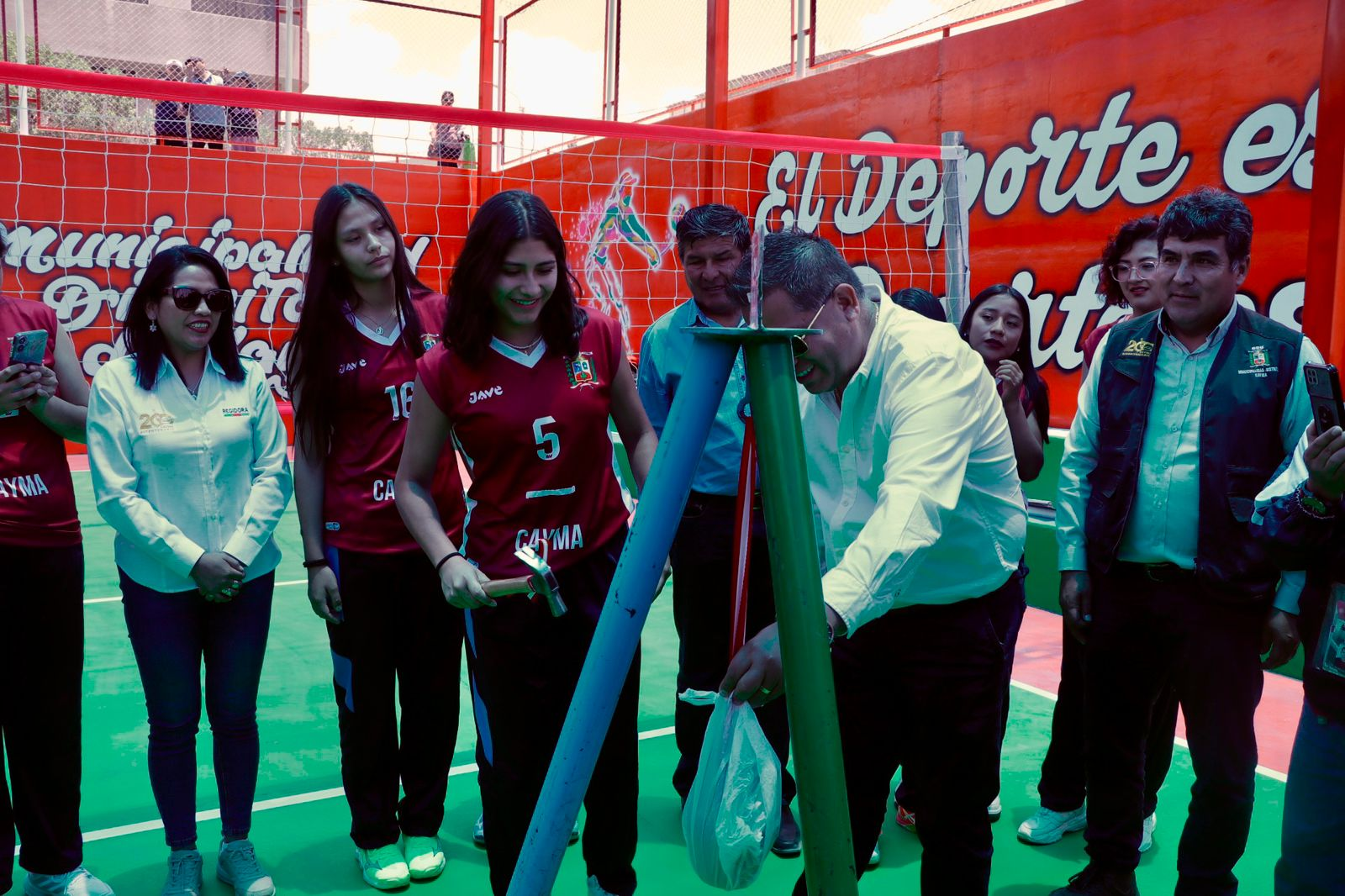 En Cayma jóvenes y niños tendrán más espacios para practicar deporte