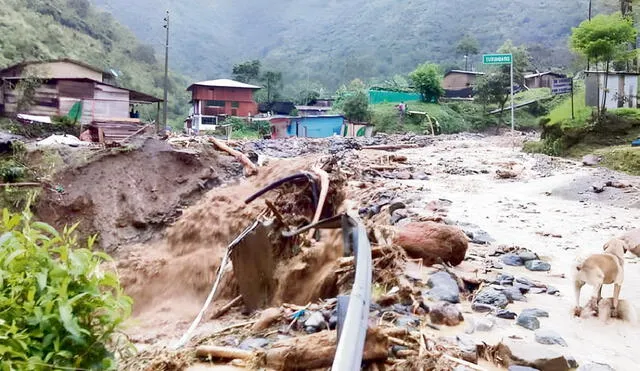 Senamhi  advierte peligro ante posible activación de quebradas