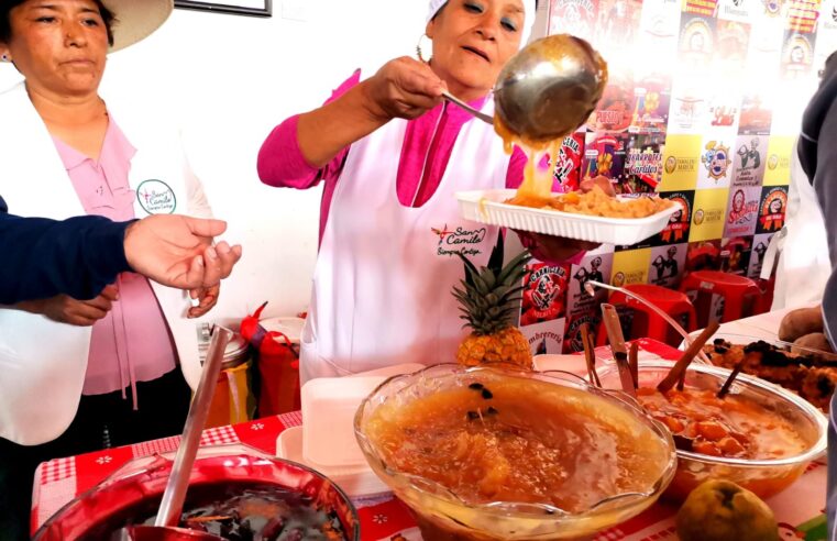 Mazamorra de lacayote en el primer festival de postres del mercado San Camilo