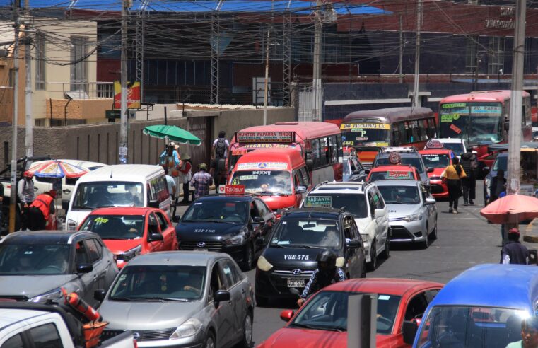 Arequipeños pierden 125 horas anuales por la congestión