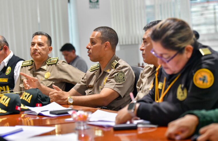 Autoridades refuerzan estrategias para combatir la inseguridad