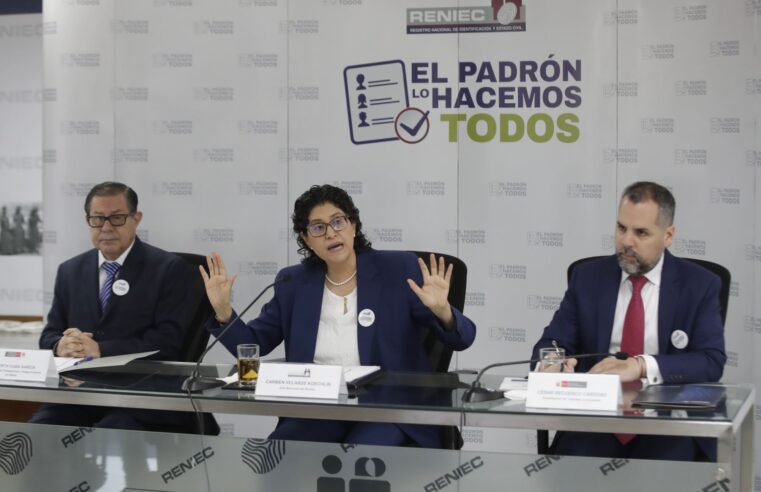 Reniec: Más de 27 millones de peruanos habilitados para sufragar en elecciones 2026
