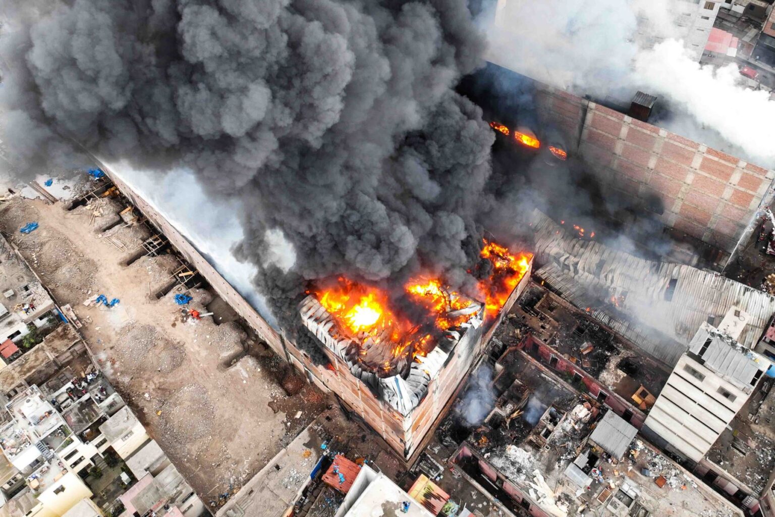 Incendio en el Centro de Lima: más de 48 horas de arduo trabajo ...