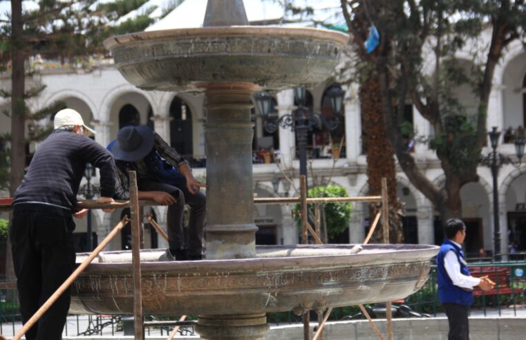 Restricciones en Plaza de Armas son para proteger patrimonio de Arequipa