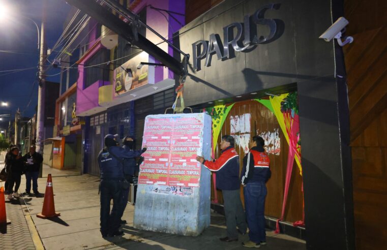 Clausuran discoteca que funcionaba Ilegalmente en la avenida Dolores
