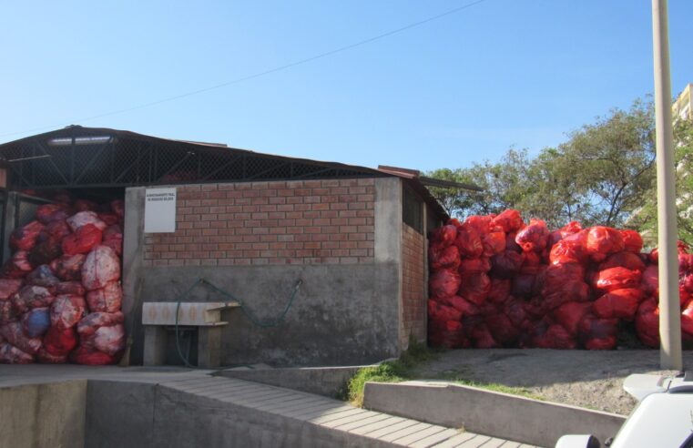 HDE acumula 30 toneladas de residuos biocontaminados