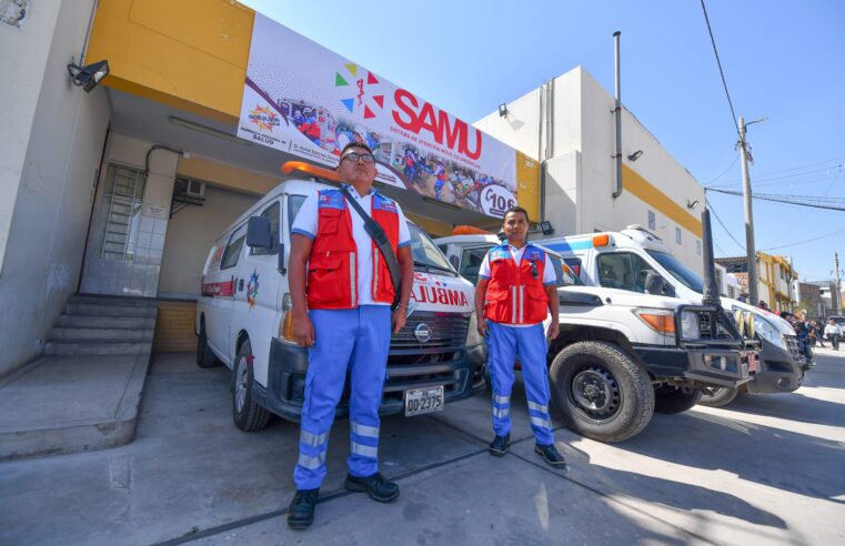 SAMU Arequipa requiere sin incrementar ambulancias