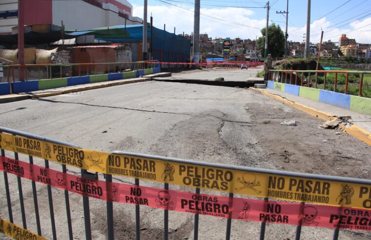 Buscan rellenar con escombros y tierra el puente Gunther para aliviar el tráfico