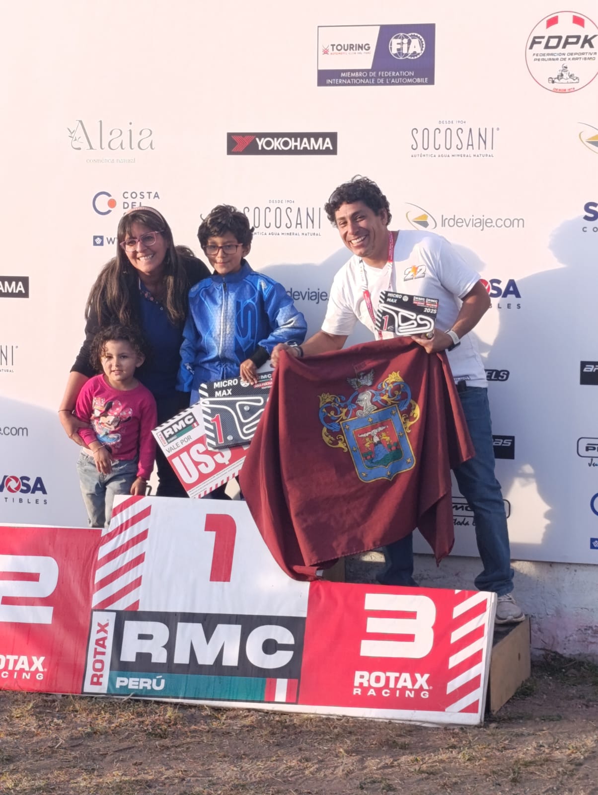 Arequipeño André Paz triunfó en el Rotax Series de kartismo