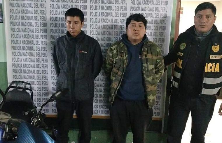 Cae banda de microcomercializadores y dos requisitoriados en Arequipa