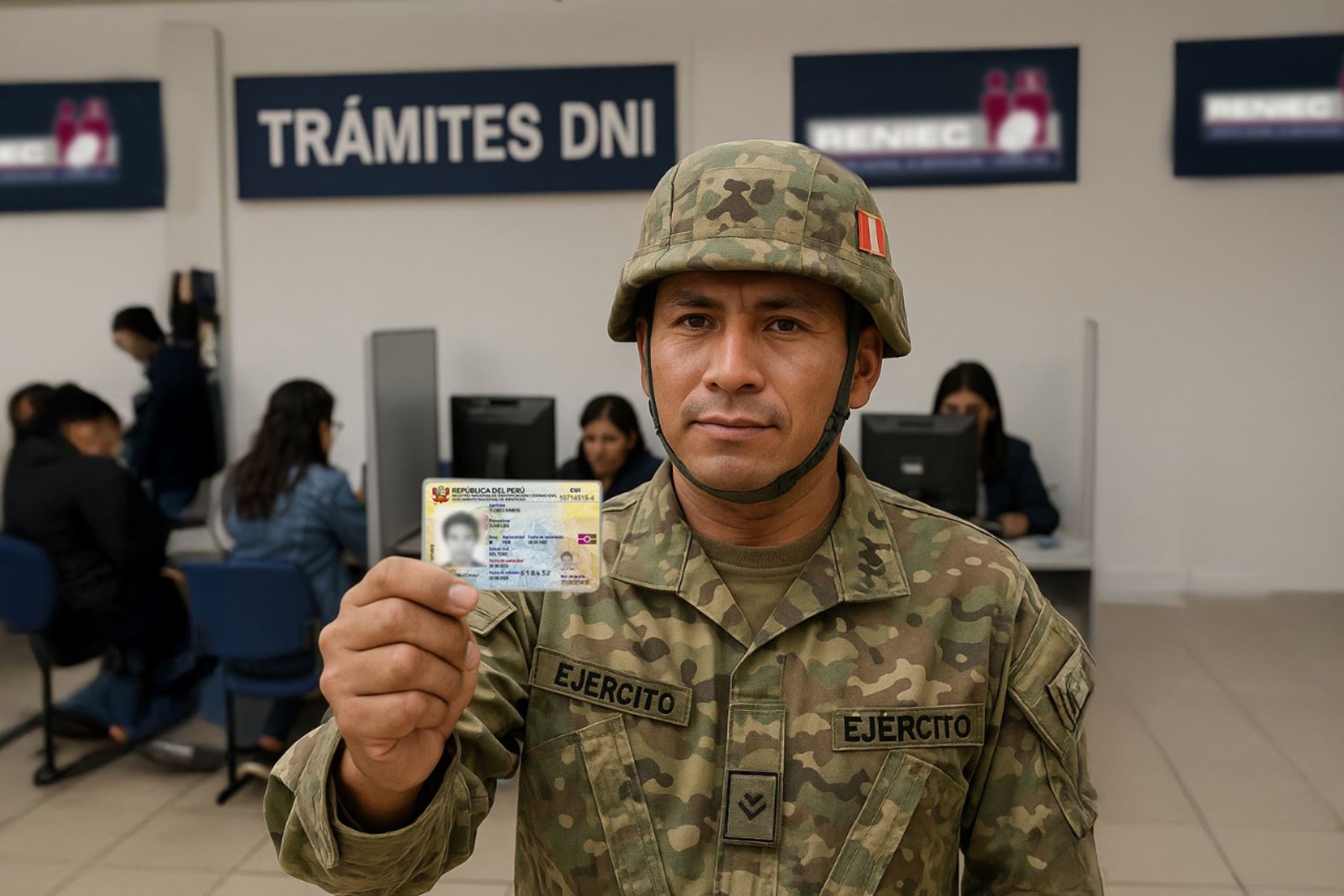 Más de 30 000 miembros de FF. AA. ya cuentan con DNI electrónico