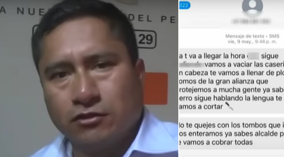 ‘La Gran Alianza’ amenaza a alcalde de Pataz y su familia le pide renunciar