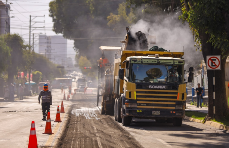 Iniciaron trabajos de recuperación vial en la avenida Independencia