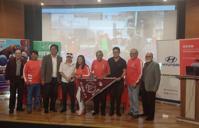 Presentaron la competencia de ascenso al Misti en agosto