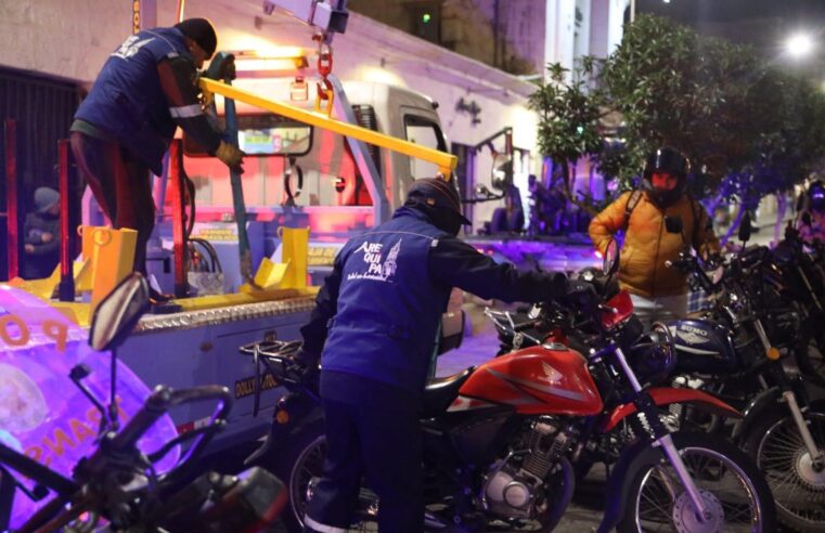 En Cercado fortalecen orden vial y seguridad con operativos nocturnos