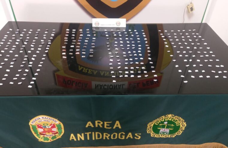 Incautan más de 350 ketes de droga en penal de Socabaya