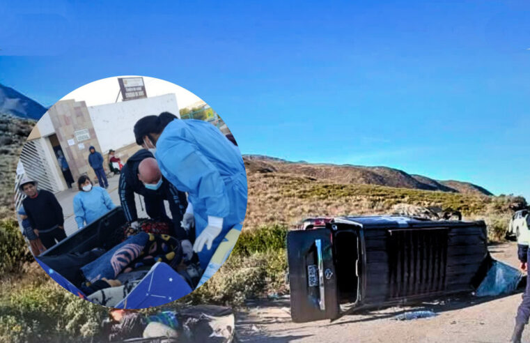 Choque en vía Arequipa–Puno deja una adulta mayor fallecida