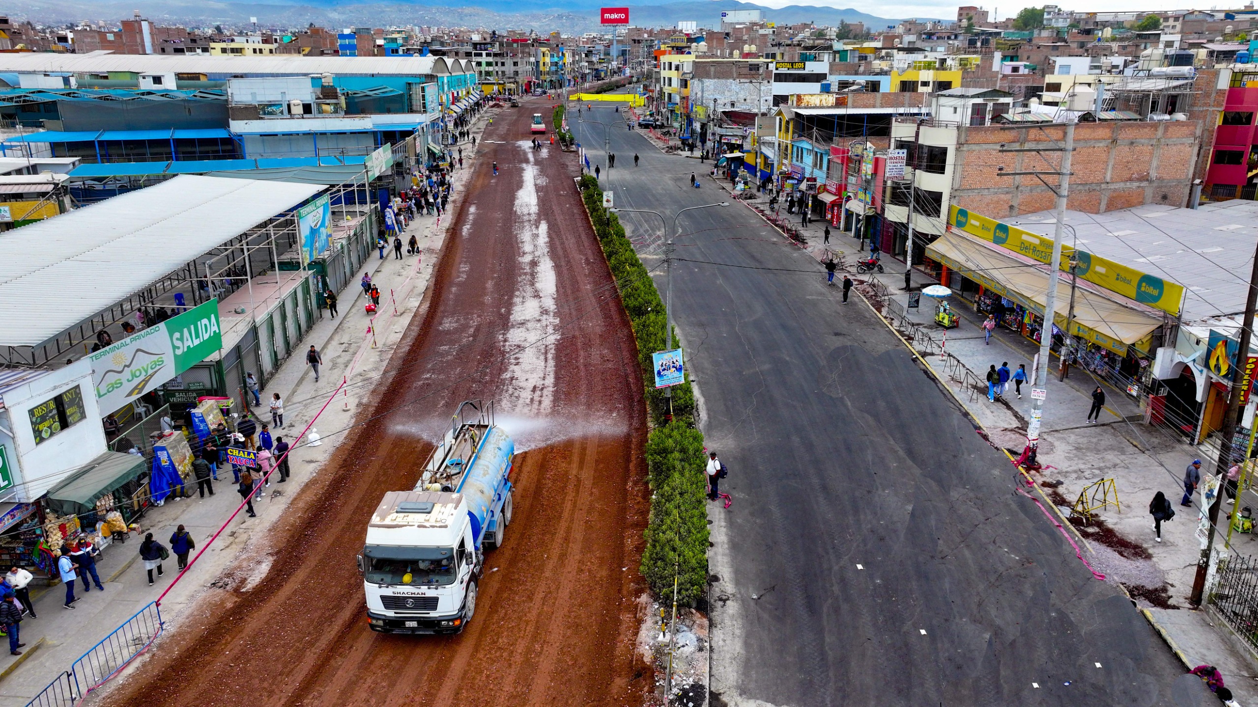 Comerciantes esperan que obras en Avelino culminen en la fecha señalada