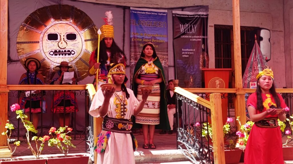 Caylloma revive la evangelización colonial en actividad educativa y cultural