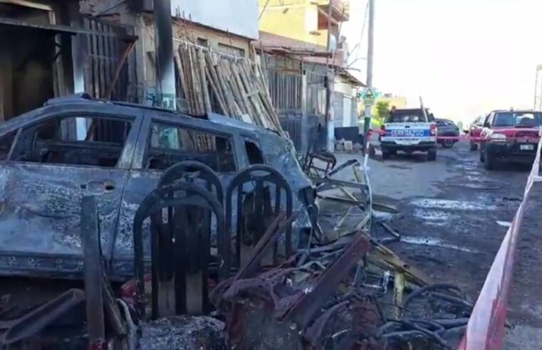 Tres familias damnificadas y dos heridos tras incendio en Cerro Colorado