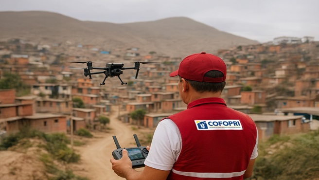 Aceleran titulación de terrenos con drones de alta tecnología
