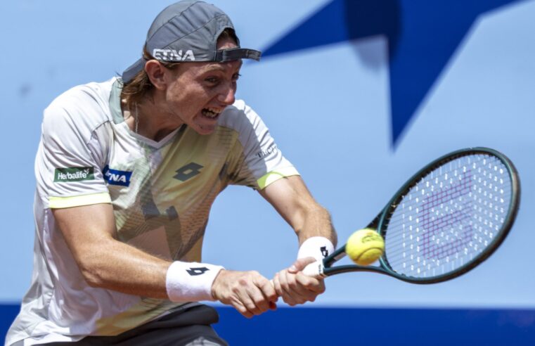 Ignacio Buse en lo mejor de su carrera como tenista