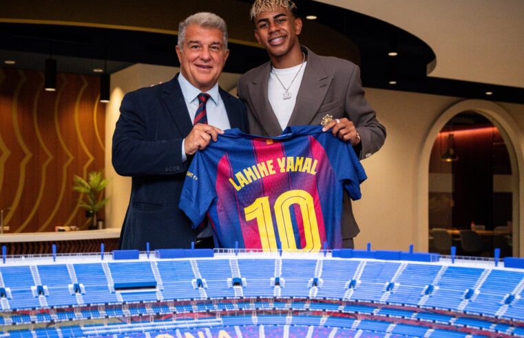 Lamine Yamal renovó con el Barcelona FC hasta el año 2031