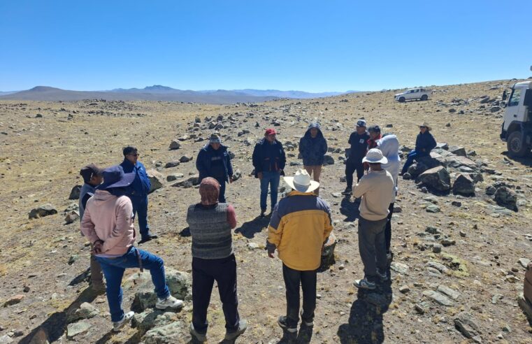 Autodema construye micropresa Huayllani en distrito de Sibayo