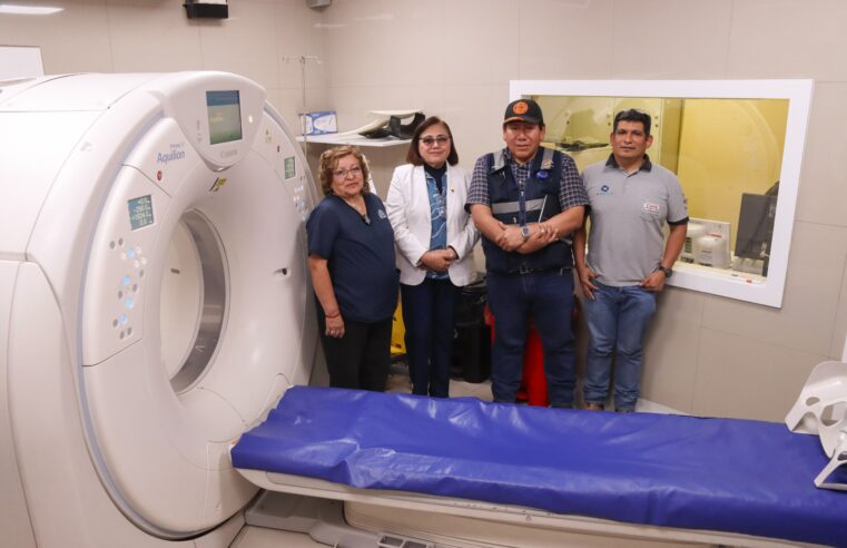 Reactivan servicio de tomografía en el hospital Goyeneche