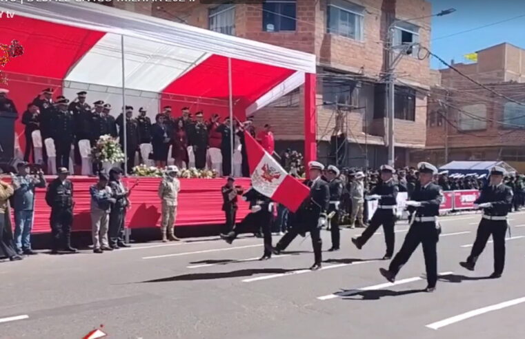 A orillas del lago Titicaca hoy se realiza desfile cívico-militar