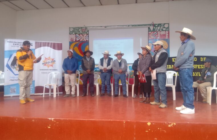 Comunidades del Colca se organizan para impulsar desarrollo productivo
