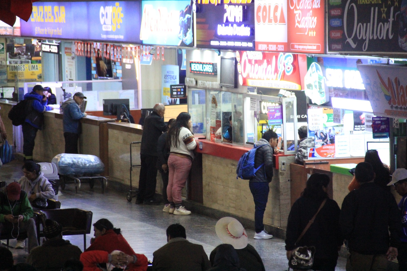 Pasajes se incrementan en más del 50 % en el terminal terrestre 