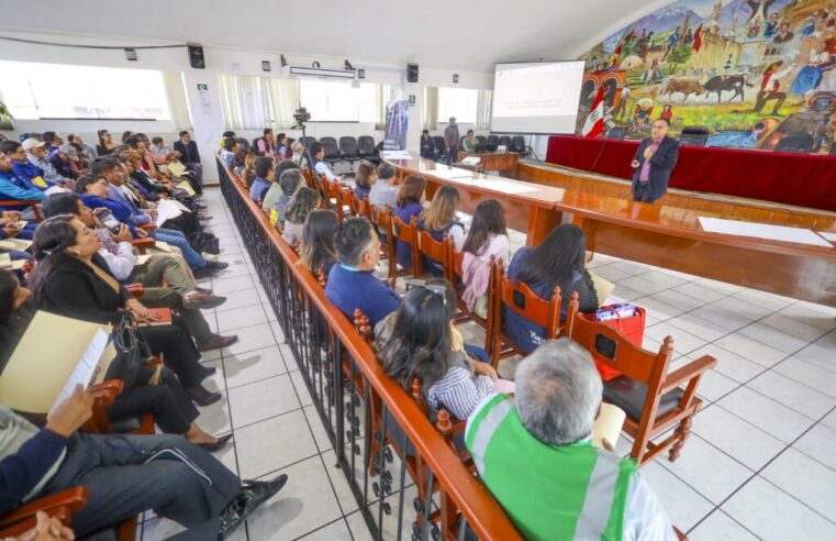 Arequipa convoca a ciudadanía para socializar el PAT y PDM