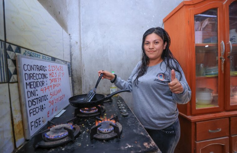 Fase inicial de proyecto de distribución de gas natural beneficiará a mil hogares