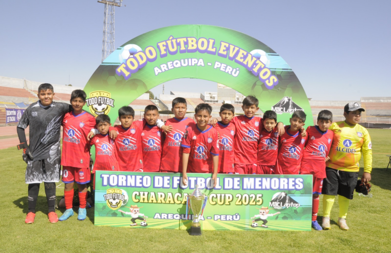 Con broche de oro culmina torneo de menores “Characato Cup 2025”
