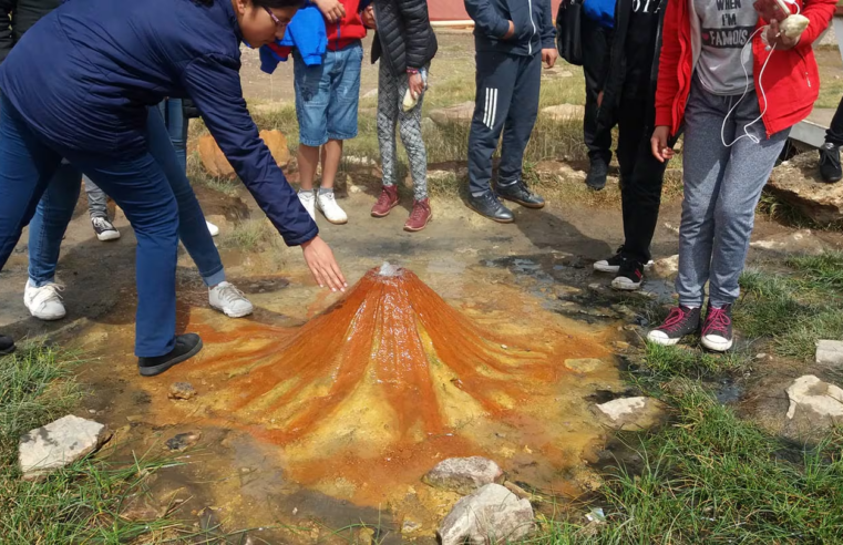 Científicos estudiarán presunta actividad del volcancito de lodo de San Pablo