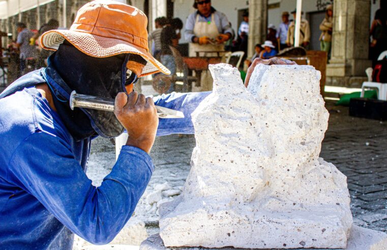 Crece interés por concurso de tallado en sillar por aniversario de Arequipa
