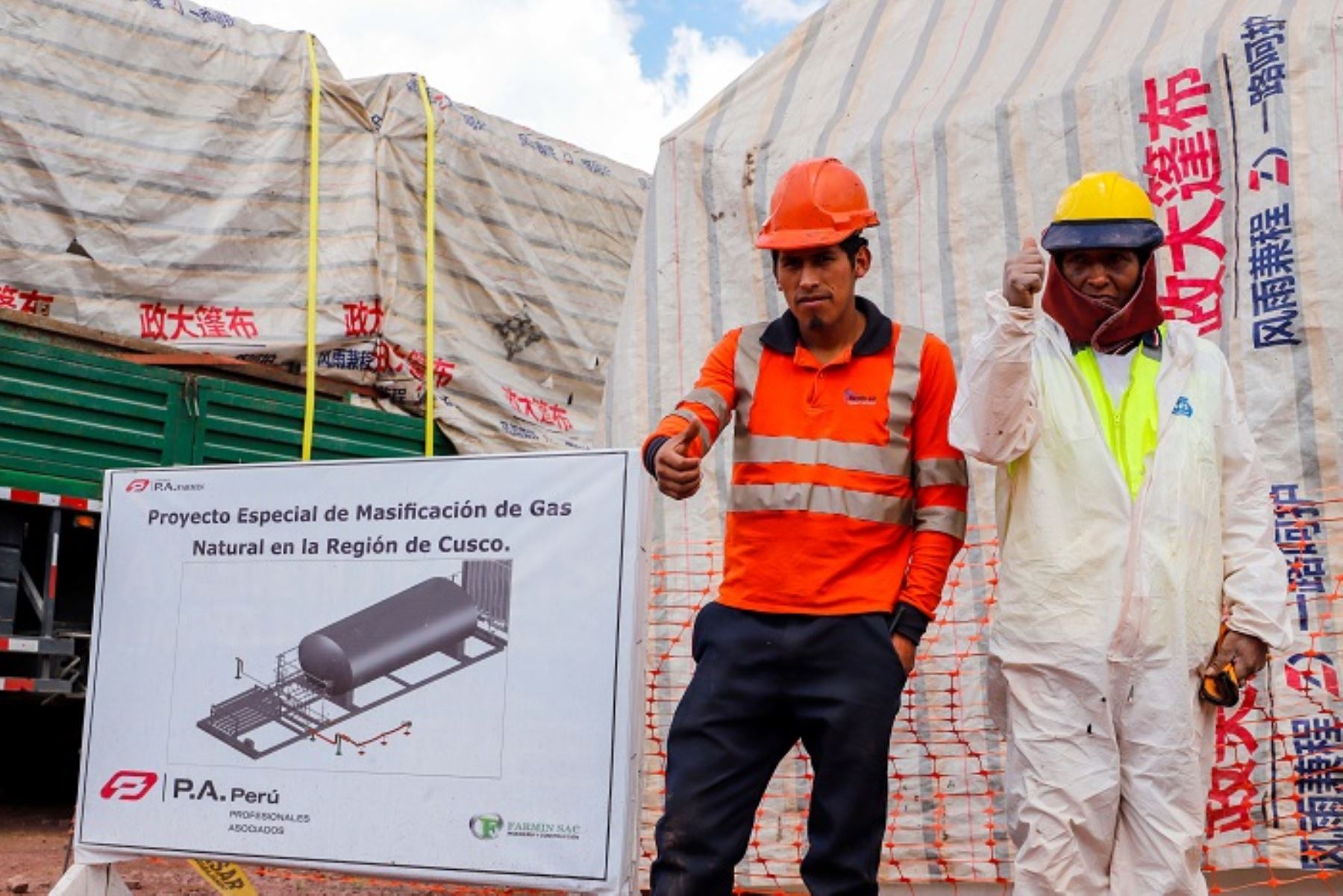 Masificación del gas natural en San Jerónimo con avance de 45 %