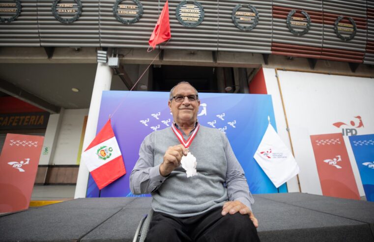 El IPD entregó Laureles Deportivos a paradeportista José Gonzales