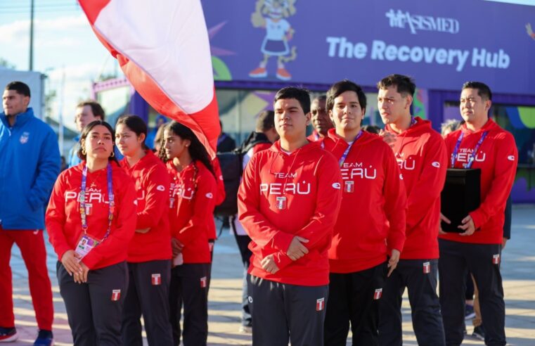 Perú gritó presente en inauguración de los Panamericanos Junior