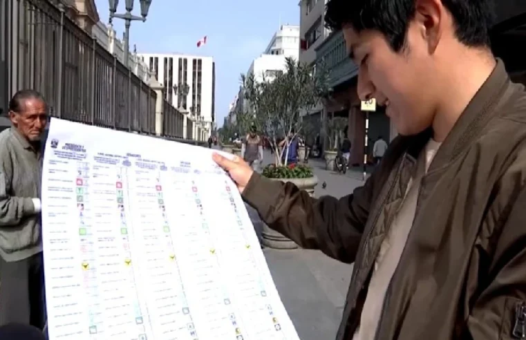 Peruanos tendrían una cédula electoral de dimensiones históricas