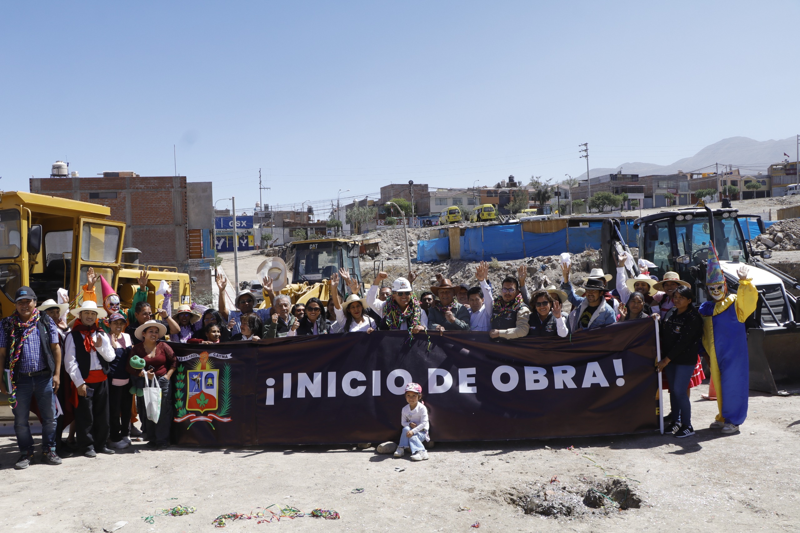 Cayma celebra aniversario de Ciudad Blanca con inicio y entrega de obras