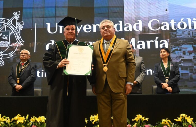 UCSM otorga el grado de doctor honoris causa para Alberto Borea 