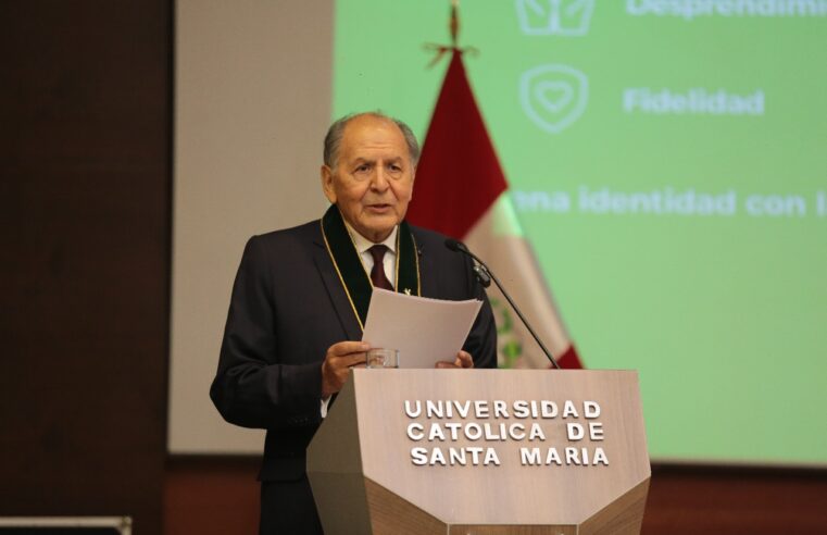 UCSM RINDE HOMENAJE A JORGE RODRÍGUEZ RODRÍGUEZ