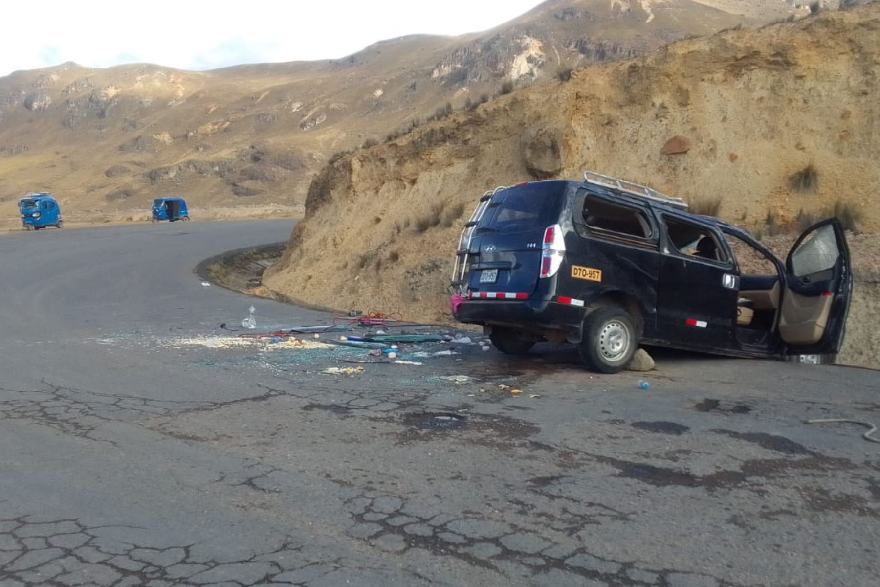 Accidente en vía Los Libertadores deja una mujer fallecida y 8 heridos